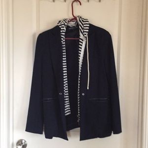 2 in 1 navy blue blazer